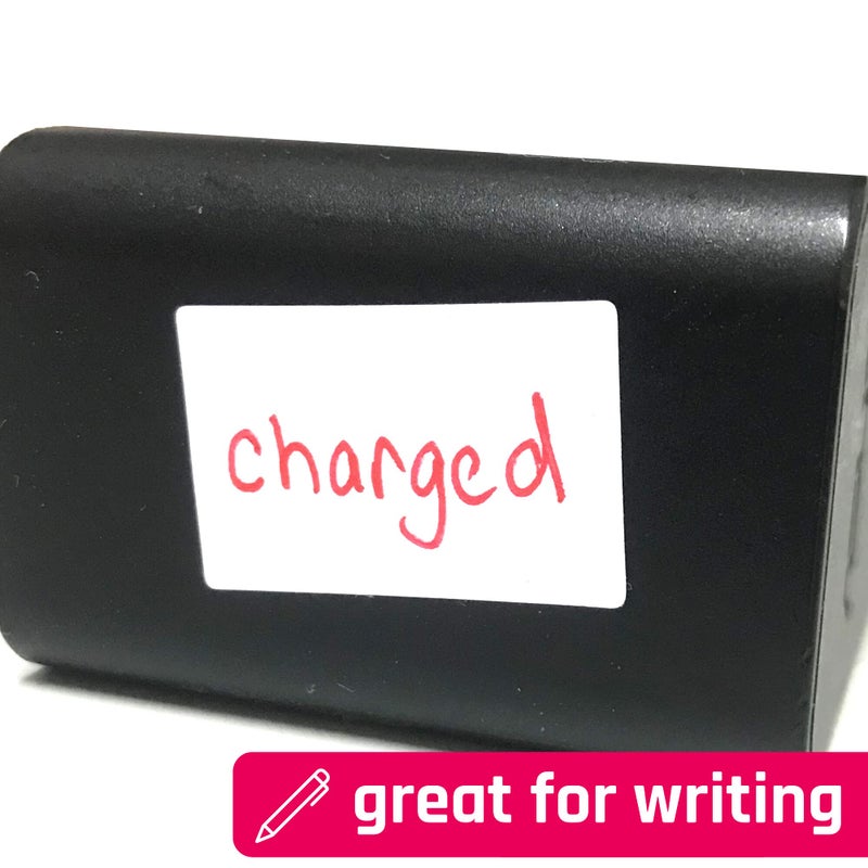 TownStix 8000 Pack, 0.5"" x 0.3"" - Small Price Stickers, White Label Stickers to Write On - Image 5